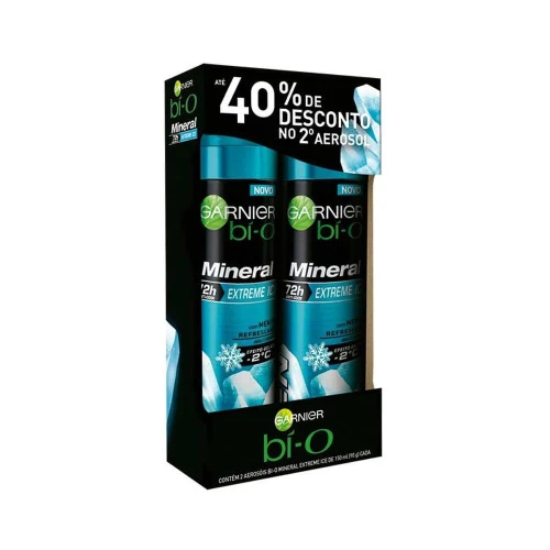 DESODORANTE BI O MINERAL EXTREME MASCULINO 2 UNIDADES