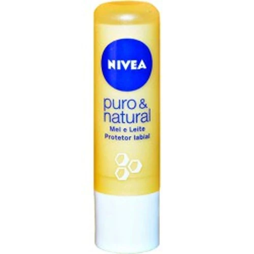 PROTETOR LABIAL NIVEA LIP CARE MEL LEITE 8G