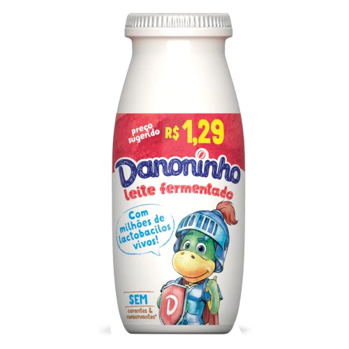 LEITE FERMENTADO BAUNILHA DANONINHO FRASCO 100G