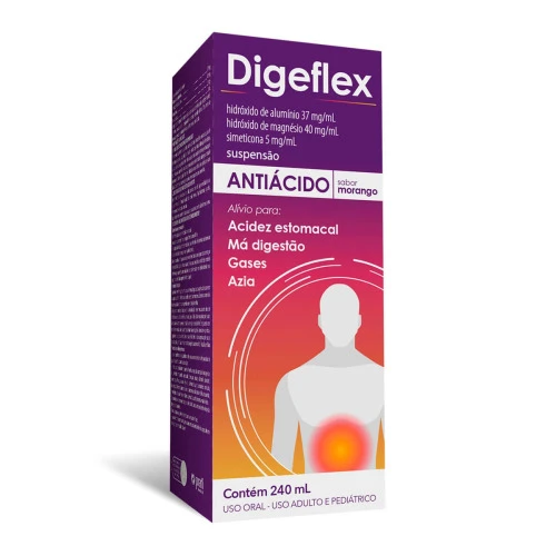 DIGEFLEX 240ML SUS SB MORANGO