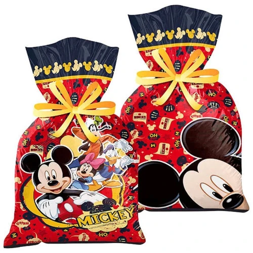FESTA MICKEY MOUSE SACOLA PLÁSTICA MICKEY CLÁSSICO 08 UNIDADES