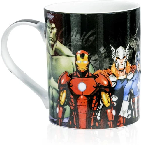 CANECA MARVEL AVENGERS AZUL 460ML