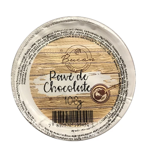 PAVÊ COBERTURA CHOCOLATE BUCAN POTE 100G