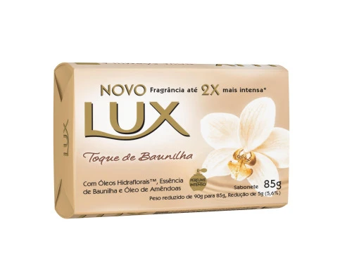 SABONETE EM BARRA TOQUE DE BAUNILHA 85G LUX