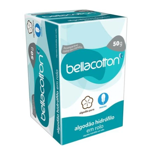 ALGODÃO BELLACOTTON HIDROFILO 50GR
