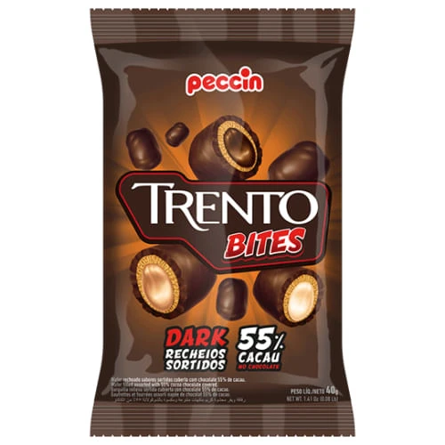 WAFER TRENTO BITES DARK 40G