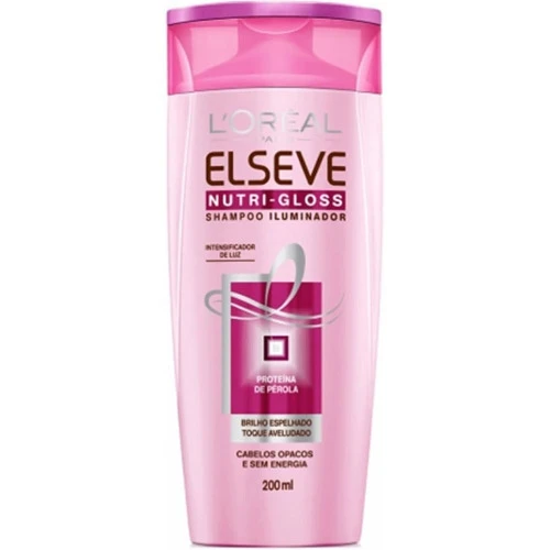 SHAMPOO ELSEVE NUTRI GLOSS 200ML LOREAL PARIS