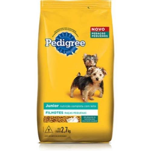 ALIMENTO PARA CÃES FILHOTES RAÇAS PEQUENAS PEDIGREE PACOTE 2 7KG
