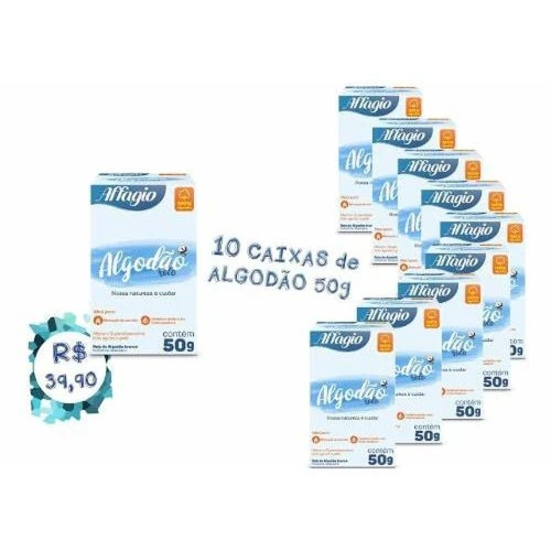 ALGODÃO AFFAGIO ROLO 50G