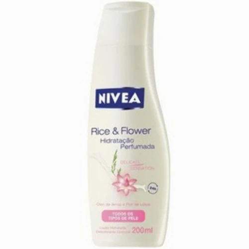 NIVEA RICE E FLOWER ÓLEO DE ARROZ E FLOR DE LOTUS