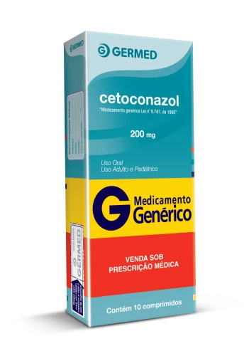 CETOCONAZOL 200 MG 10 COMPRIMIDOS GERMED PHARMA GENÉRICO