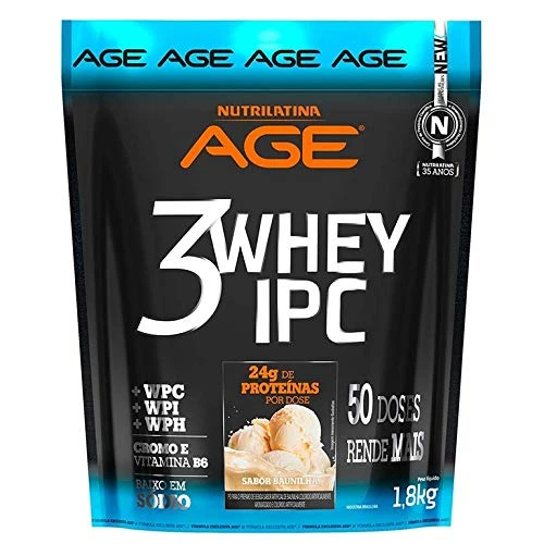 WHEY IPC AGE POUCH 1 8KG BAUNILHA NUTRILATINA