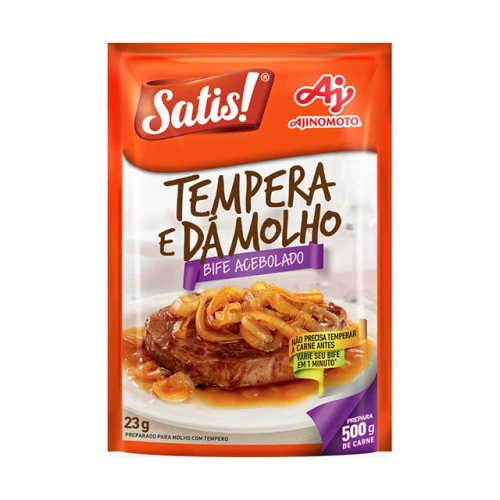 TEMPERO SATIS PRATOS INCRÍVEIS BIFE ACEBOLADO
