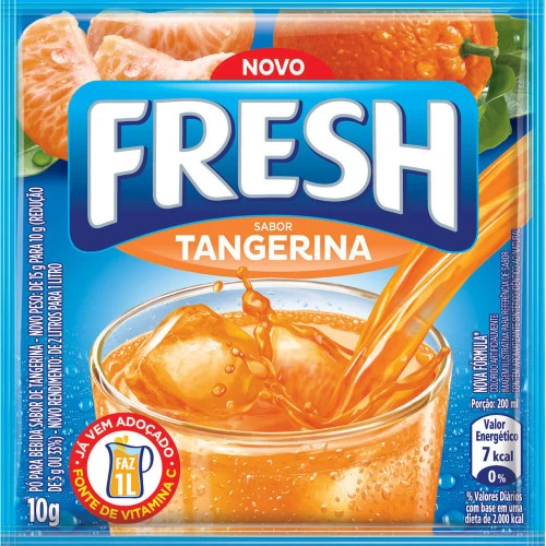 REFRESCO PÓ FRESH 10G TANGERINA