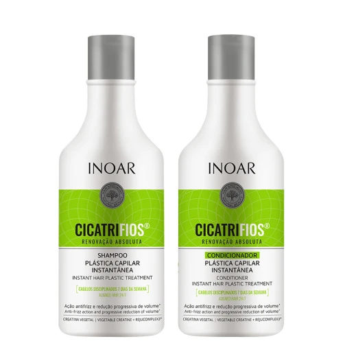 KIT SHAMPOO  CONDICIONADOR CICATRIFIOS 2X250ML INOAR
