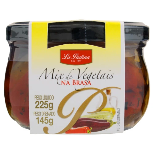 MIX DE VEGETAIS EM CONSERVA LA PASTINA VIDRO 145G