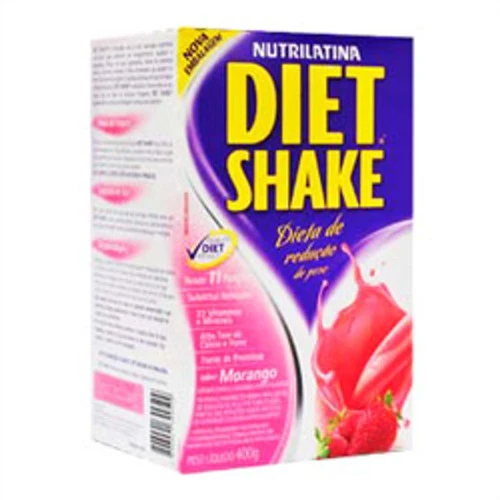 DIET SHAKE NUTRILATINA MORANGO 400G