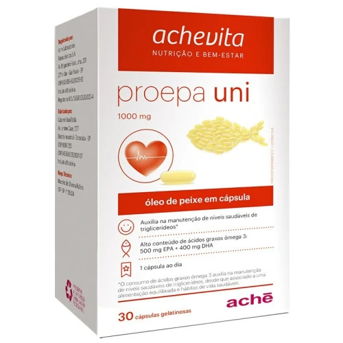 PROEPA UNI 1000MG 30 CÁPSULAS ACHÉ