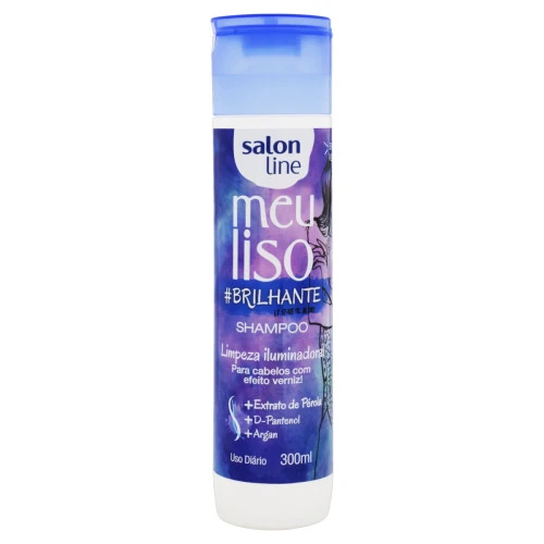 SHAMPOO SALON LINE MEU LISO BRILHANTE FRASCO 300ML