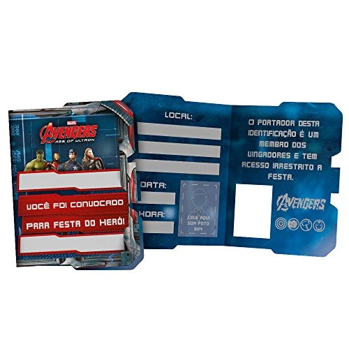 CONVITE REGINA AVENGERS 2 PQ 8 1UN