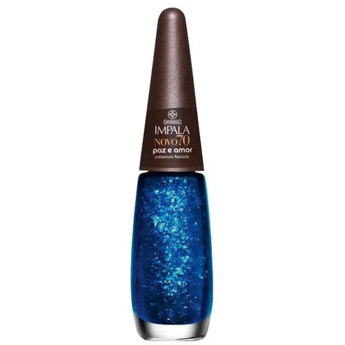 ESMALTE IMPALA NOVO 70 FLOCADO PAZ E AMOR 7 5ML