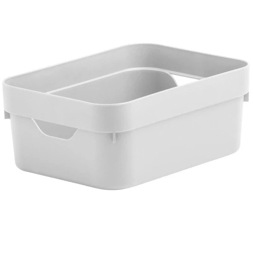 CAIXA ORGANIZADORA CESTO ORGANIZADOR 2 LITROS PARA CLOSET BRINQUEDOS BRANCO