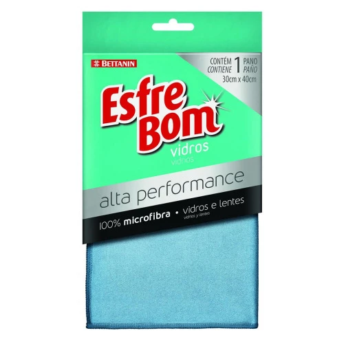 PANO PARA VIDROS ESFREBOM ALTA PERFORMANCE BETTANIN 30CM X 40CM