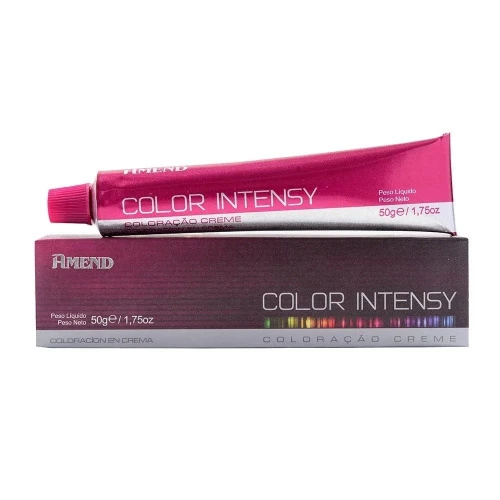 COLORAÇÃO INDIVIDUAL PERMANENTE AMEND COLOR INTENSY 5 66 CASTANHO CLARO VERMELHO INTENSO 50G