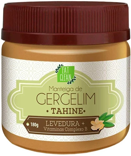 MANTEIGA DE GERGELIM TAHINE LEVEDURA EAT CLEAN 180G