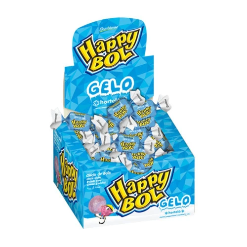 CHICLE HAPPY BOL 140G GELO