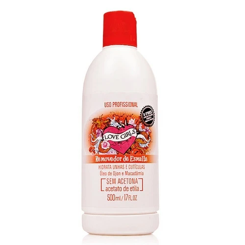 STUDIO 35 LOVE GIRLS REMOVEDOR DE ESMALTE COM ÓLEO DE OJON E MACADÁMIA