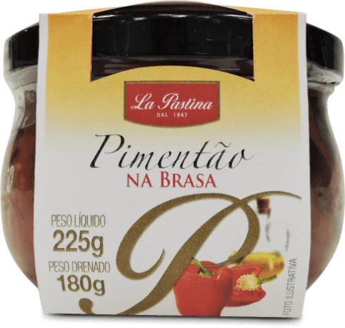 PIMENTÃO EM CONSERVA LA PASTINA VIDRO 180G