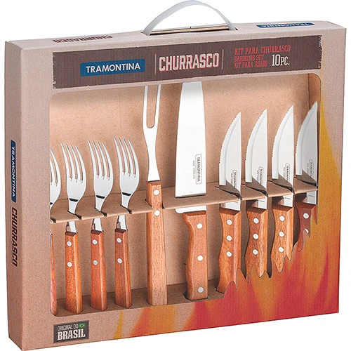 CONJUNTO CHURRASCO TRAMONTINA DYNAMIC 10PCS