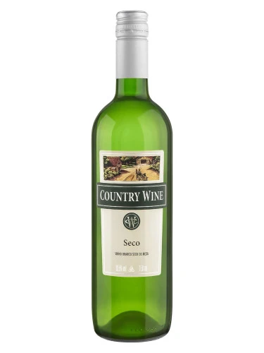 VINHO BRASILEIRO BRANCO SECO COUNTRY WINE GARRAFA 750ML