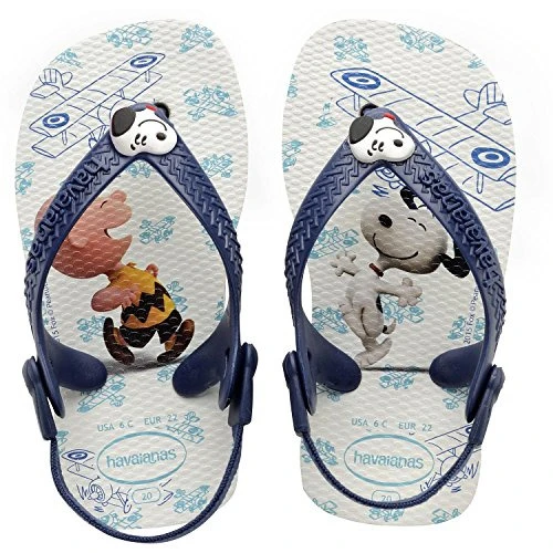 SANDALIA HAVAIANAS BABY SNOOPY BCO MAR