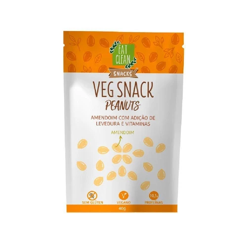 VEG SNACK AMENDOIM EAT CLEAN 40G