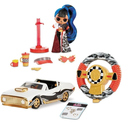 VEÍCULO DE CONTROLE REMOTO E BONECA COM ACESSÓRIOS - LOL SURPRISE! - WHEELS - CANDIDE