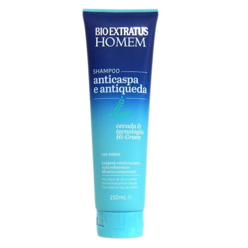 BIO EXTRATUS HOMEM SHAMPOO ANTICASPA E ANTIQUEDA 250ML