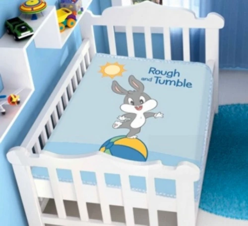 MANTA MICROFIBRA LOONEY TUNES JOLITEX AZUL