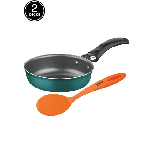 FRIGIDEIRA COM ESPAT TRAMONTINA BREAKFAST 13CM VDE