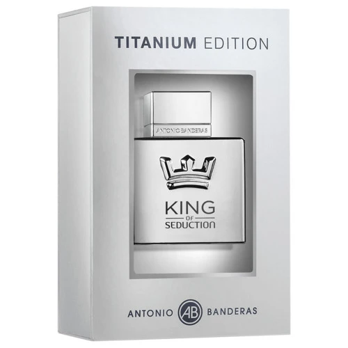 KING OF SEDUCTION TITANIUM DE ANTÔNIO BANDERAS MASCULINO EAU DE TOILETTE EDIÇÃO ESPECIAL 100 ML