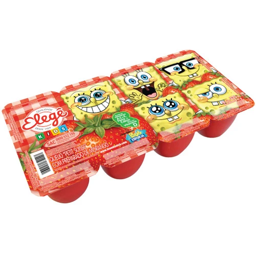 IOGURTE ELEGE 320G MORANGO COM 8UNIDADES
