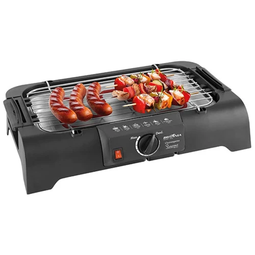 CHURRASQUEIRA ELÉTRICA GOURMET COM GRELHA BCG1 1200W 127V BRITÂNIA