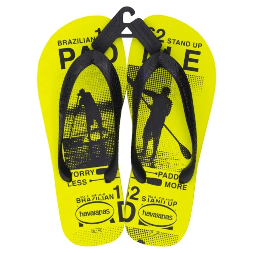 SANDÁLIA AMARELA NEON TOP ATHLETIC HAVAIANAS Nº 39 40