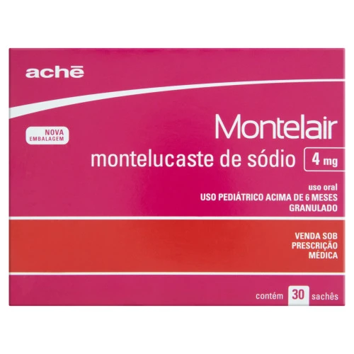 MONTELAIR 4MG ACHÊCAIXA 30 UNIDADES