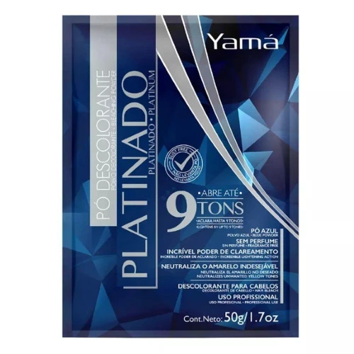 PÓ DESCOLORANTE YAMA  PLATINADO 50G (ESPECIAL)