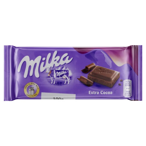 CHOC MILKA EXTRA COCOA 100G