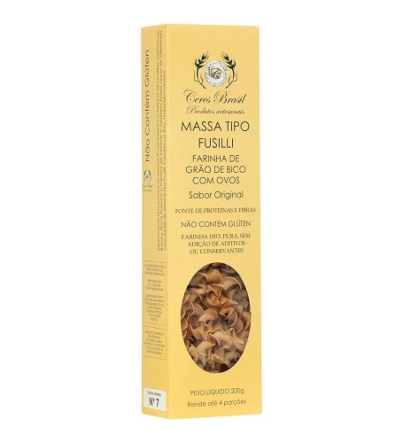 MASSA TP FUSILLI GRAO DE BICO CERES BRASIL 200G