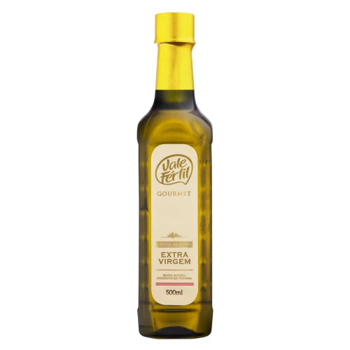AZEITE DE OLIVA EXTRA VIRGEM TUNISIANO VALE FÉRTIL GOURMET GARRAFA 500ML