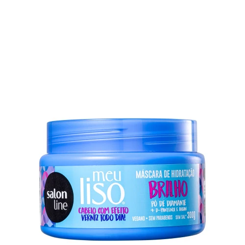 MÁSCARA DE HIDRATAÇÃO MEU LISO BRILHO SALON LINE 300GR
